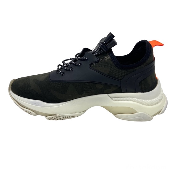 Steve Madden Myles Green Camouflage Sneakers - Picture 10 of 13